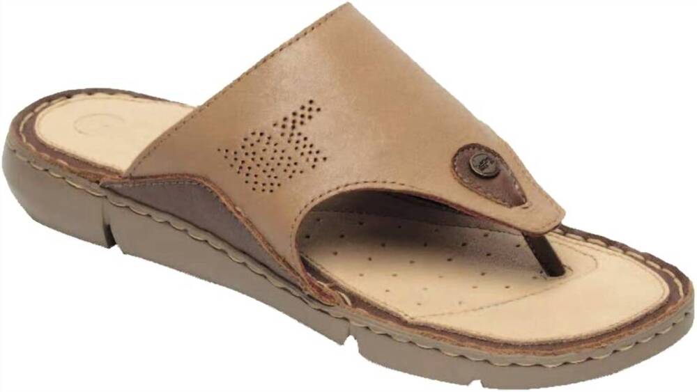 NEW LOBO SOLO women's 1881 thong sandal in beige